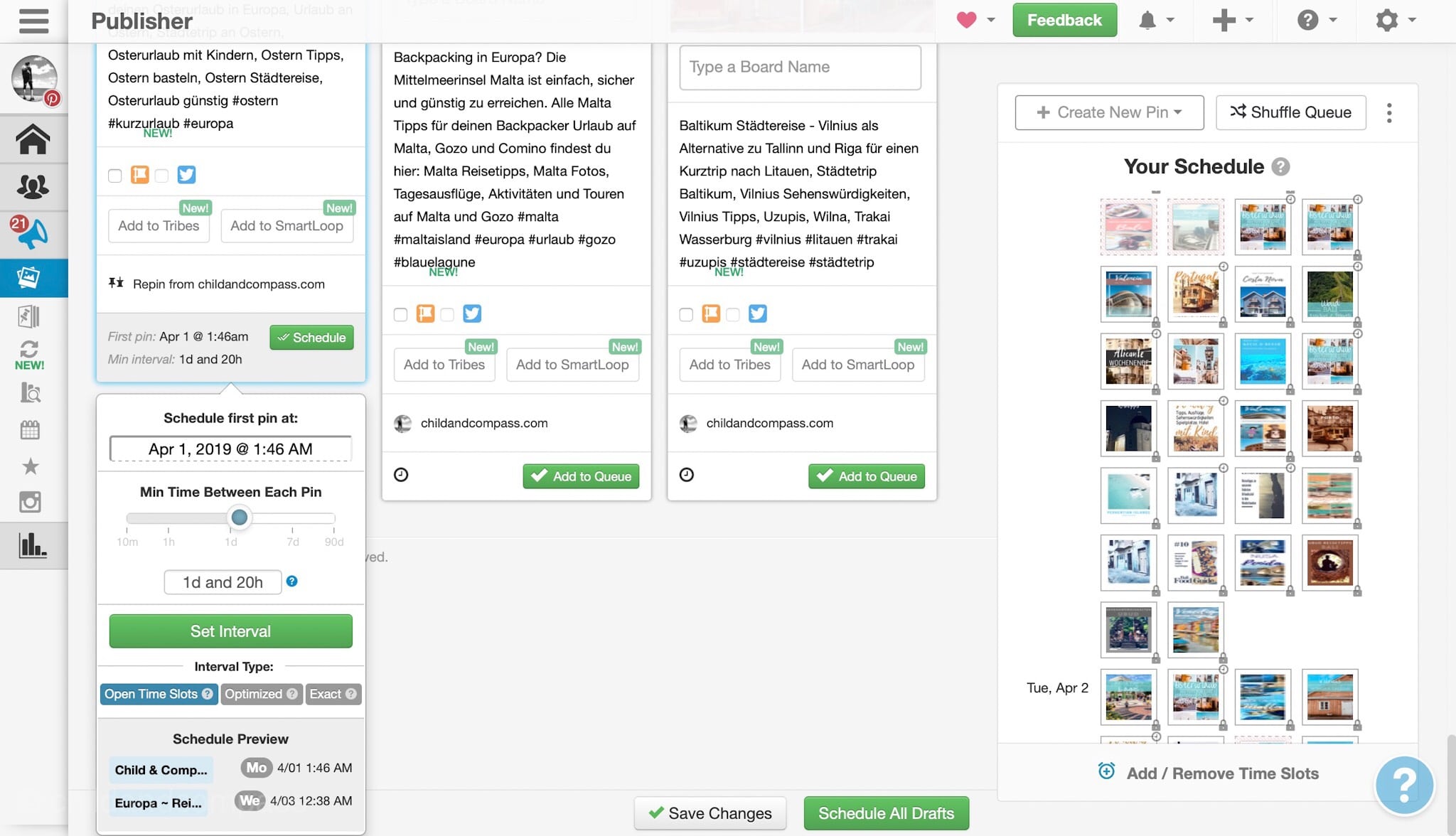 Anleitung Tailwind für Pinterest - automatisiert Pinnen auf Pinterest mit Tailwind