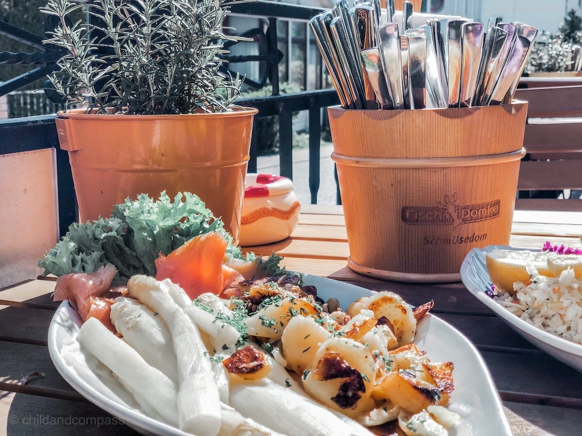 Foto Beschriftung: Bansin, das jüngste und zugleich kleinste der drei Kaiserbäder auf Usedom, Domke Fischpavillon, Usedom Restaurants