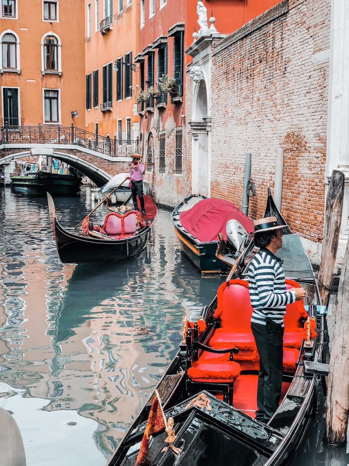 Venedig Sehenswürdigkeiten, Städtereise nach Venedig Städtetrip, Kanäle und Brücken in Venedig, Gondeln, Urlaub in Italien