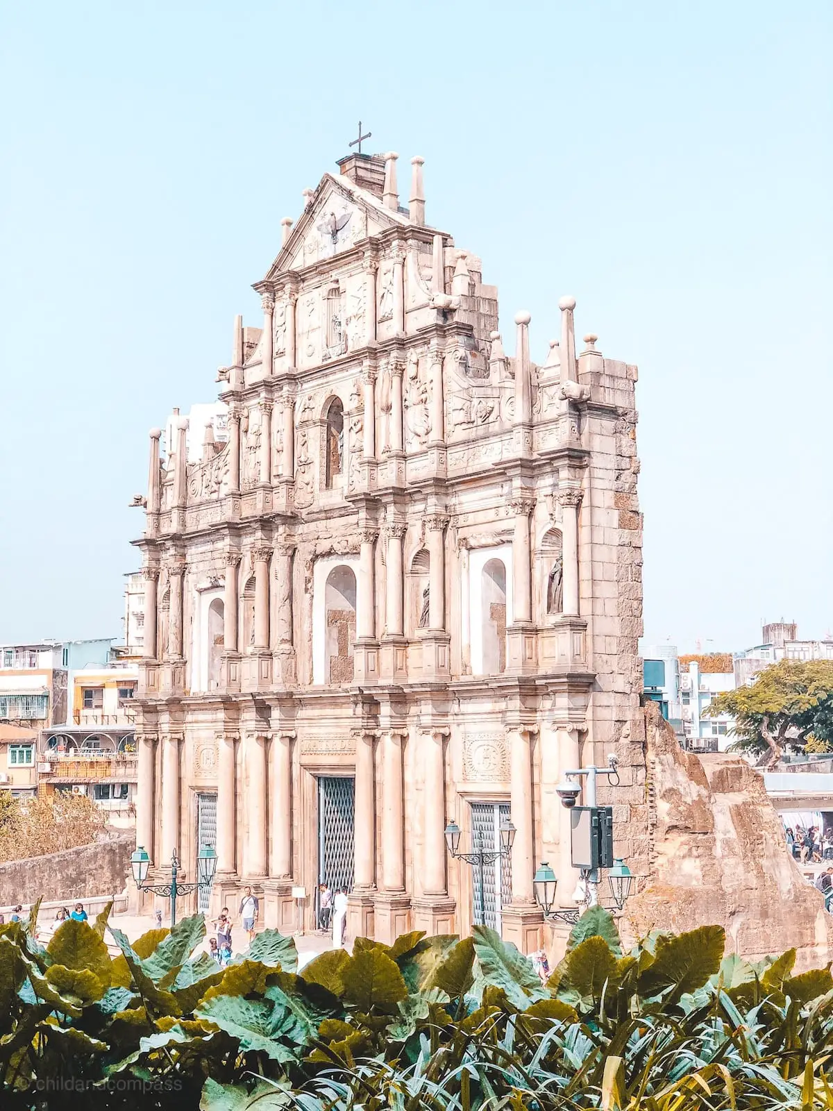 Macau Ruine St. Pauls Kathedrale