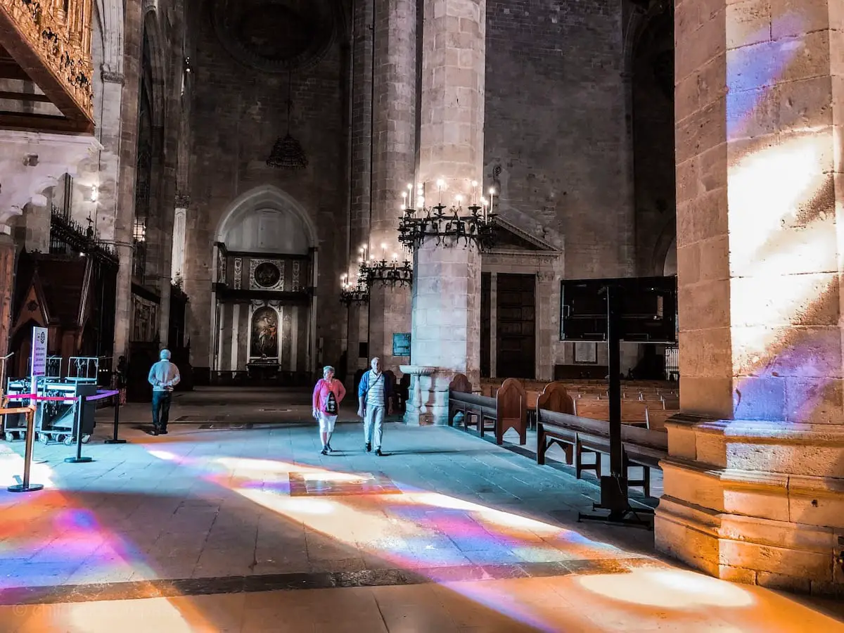 Lichtspiele in der Palma Kathedrale