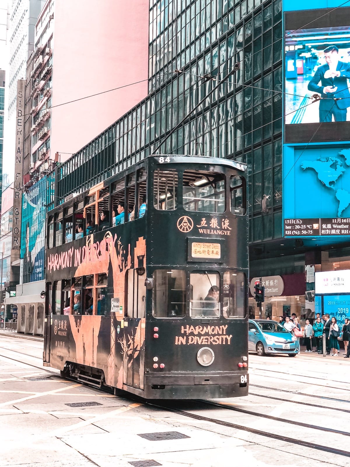 Tram in Hongkong, genannt Ding Ding