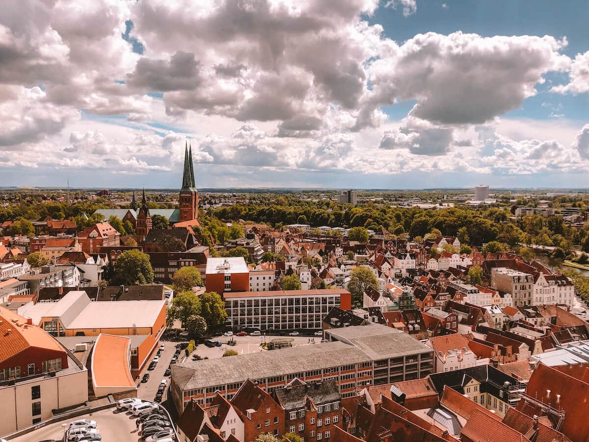 Übersichtsaufnahme Stadt Lübeck