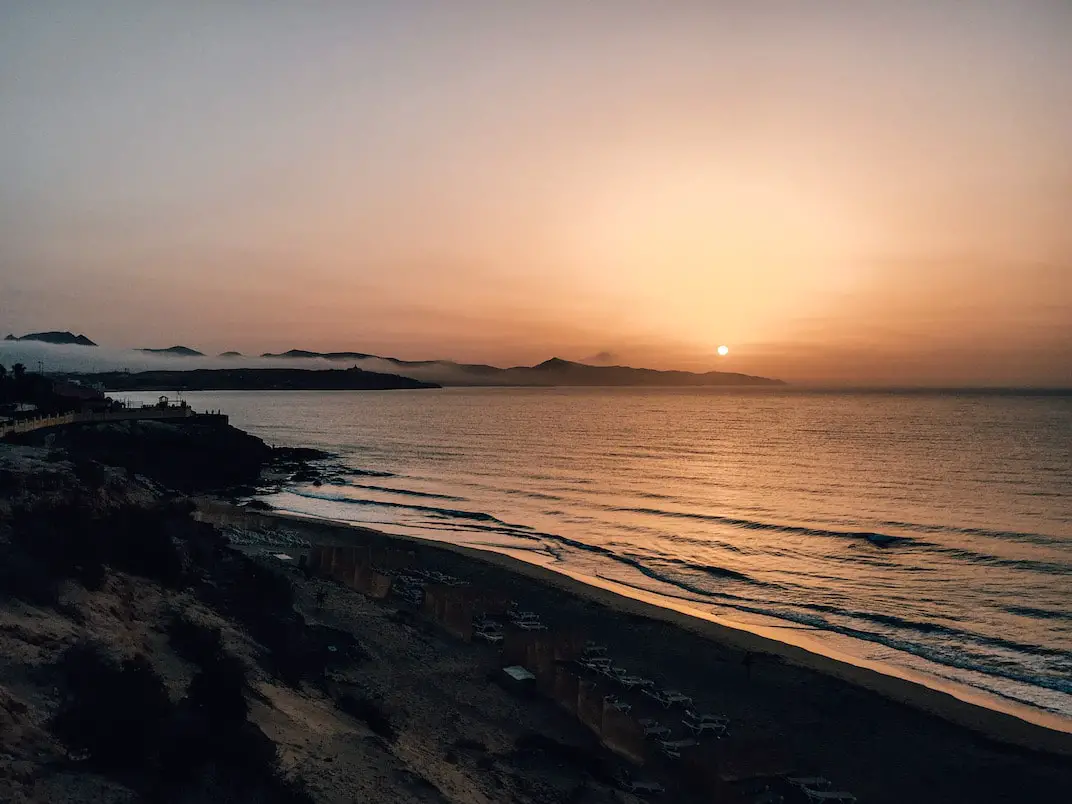 Costa Calma Sonnenuntergang am Strand