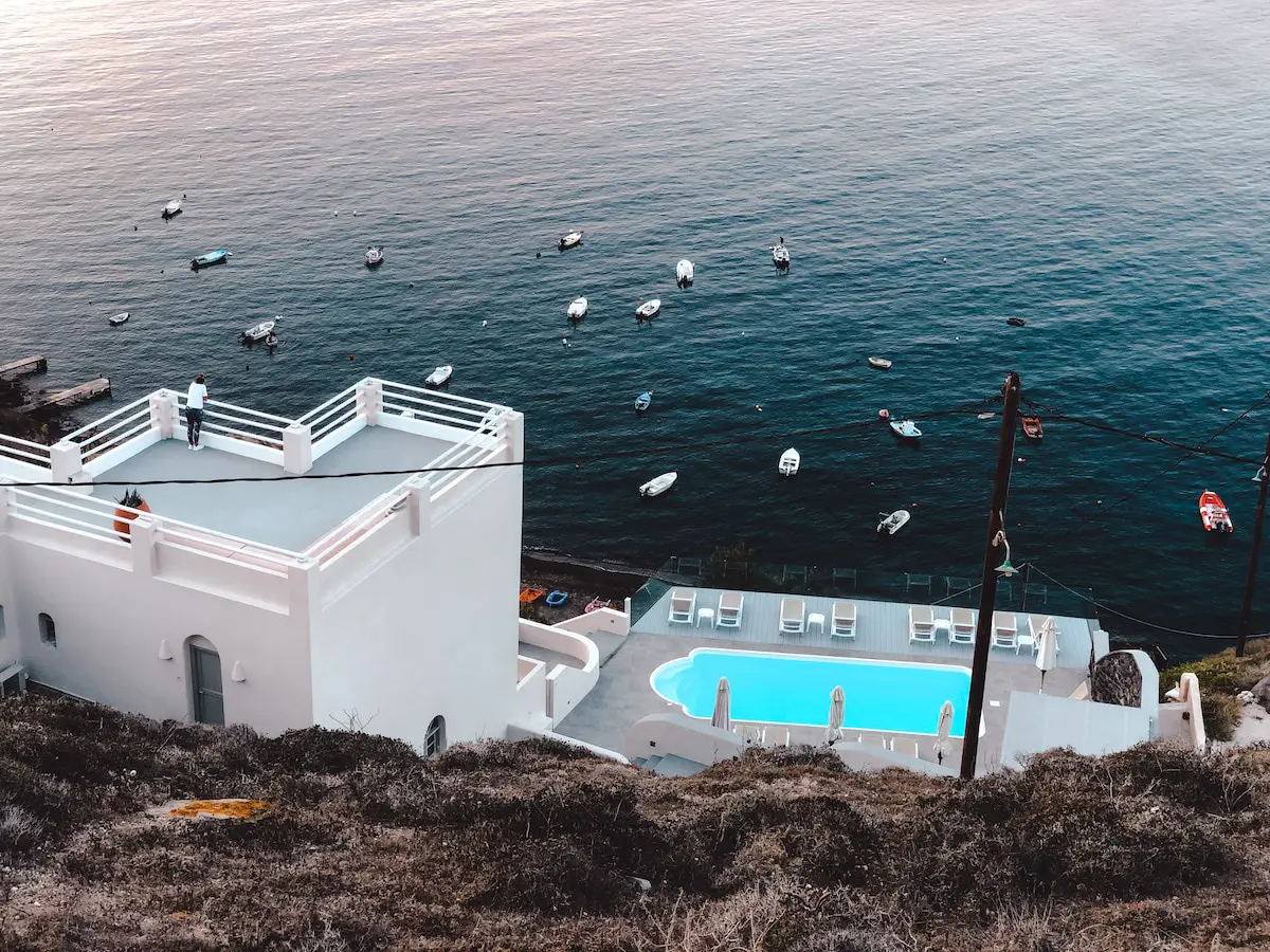 Hotel auf Santorini