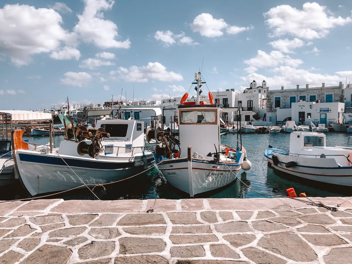 Hafen von Naoussa auf Paros