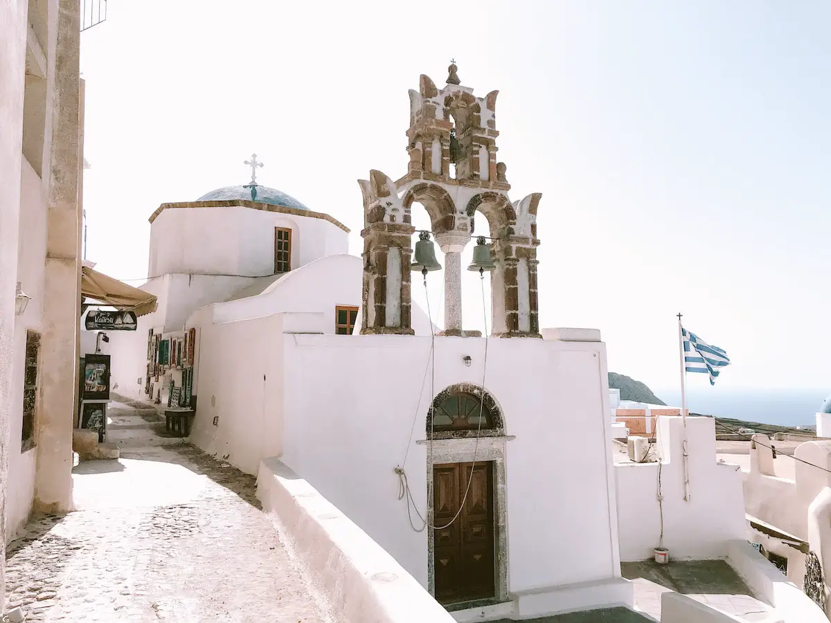 Kirche in Pyrgos auf Santorini