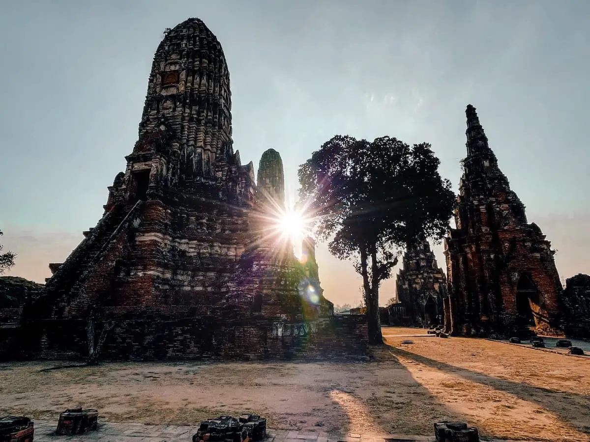Wat Chai Watthanaram Tempel in Ayutthaya